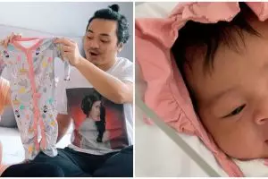 Momen Rianti Cartwright melahirkan anak pertama, menanti 9 tahun