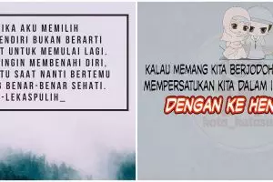 60 Kata-kata bijak jomblo santuy, keren, lucu, dan singkat