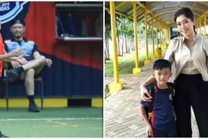 7 Aksi Airlangga anak Aliya Rajasa & Ibas main voli, tuai pujian