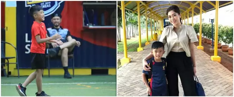 7 Aksi Airlangga anak Aliya Rajasa & Ibas main voli, tuai pujian