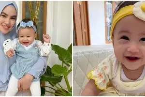 8 Potret Khalisa anak Kartika Putri pakai bandana, bikin gemas