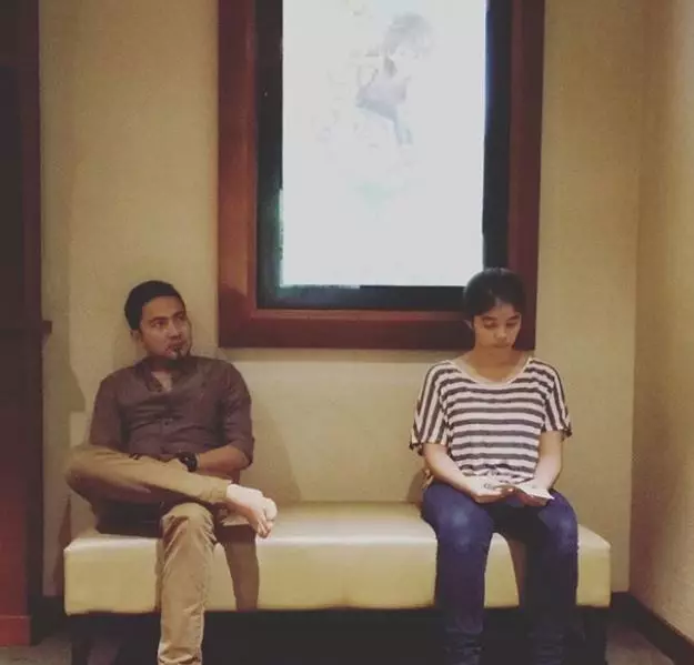Gitaris dan putrinya Instagram