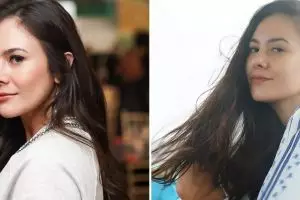 9 Potret Wulan Guritno main ke alam, asyik mandi di sungai