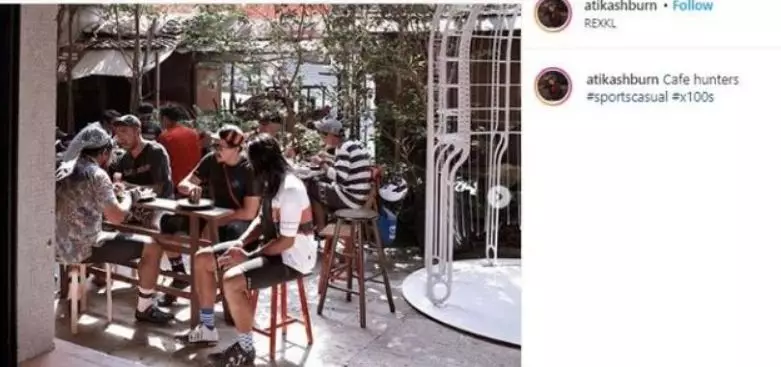 Atikah teman gowes Instagram