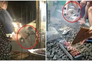 10 Momen cara bakar sate ala warganet ini kocaknya antimainstream