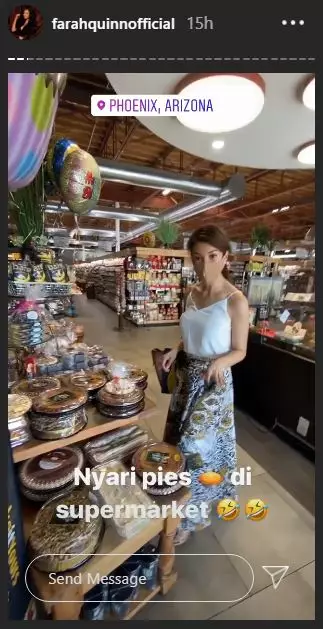 Farah Quinn jemput anak Instagram Farah Quinn jemput anak Instagram
