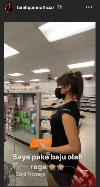 Farah Quinn jemput anak Instagram Farah Quinn jemput anak Instagram