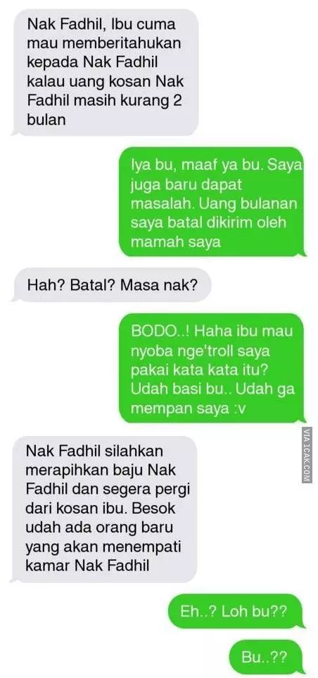 Chat ibu kos tagih uang bulanan berbagai sumber Chat ibu kos tagih uang bulanan berbagai sumber