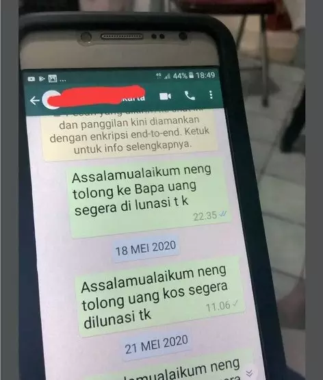 Chat ibu kos tagih uang bulanan berbagai sumber Chat ibu kos tagih uang bulanan berbagai sumber