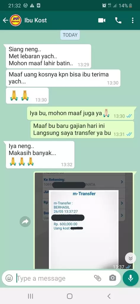 Chat ibu kos tagih uang bulanan berbagai sumber Chat ibu kos tagih uang bulanan berbagai sumber