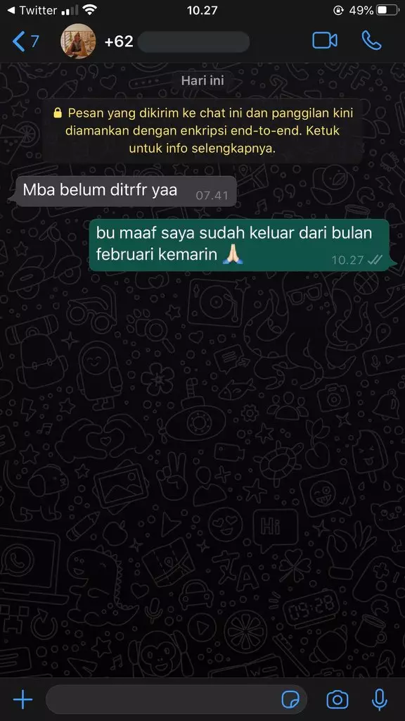 Chat ibu kos tagih uang bulanan berbagai sumber Chat ibu kos tagih uang bulanan berbagai sumber