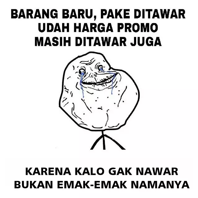 meme emak nawar berbagai sumber