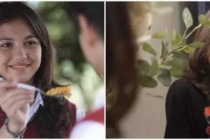 10 Potret Saskia Chadwick, pemeran Santi di sinetron Dari Jendela SMP