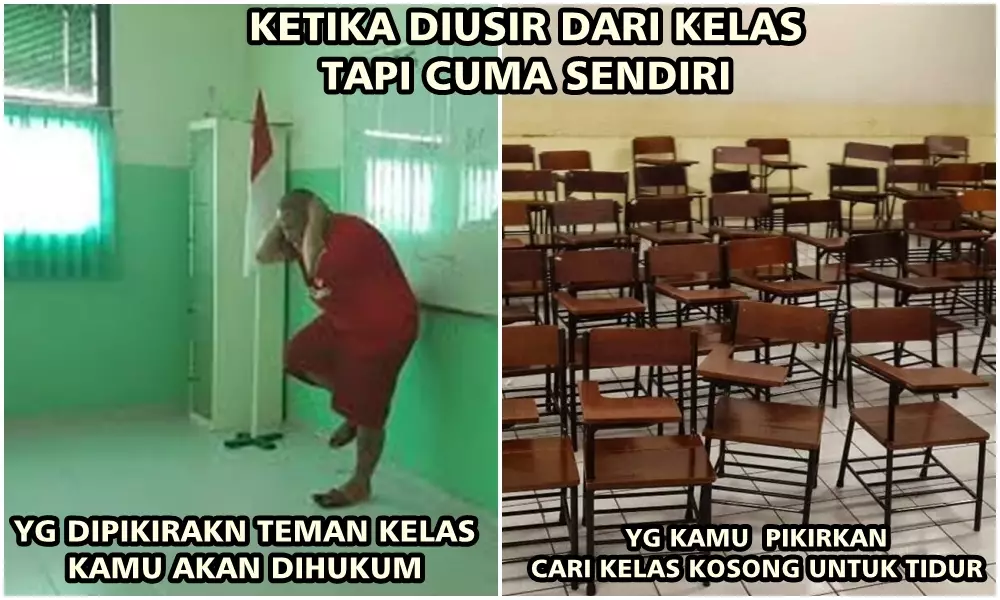 meme diusir dari kelas berbagai sumber