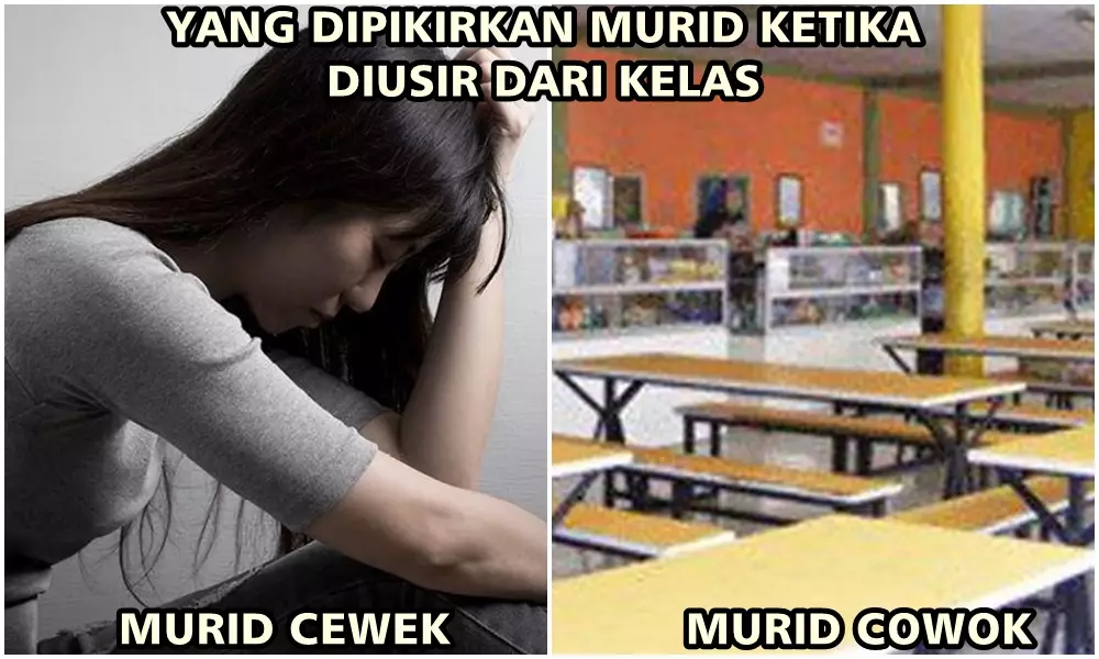 meme diusir dari kelas berbagai sumber