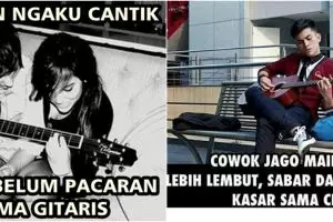 8 Meme lucu gombal ala gitaris ini bisa bikin cewek tersipu-sipu