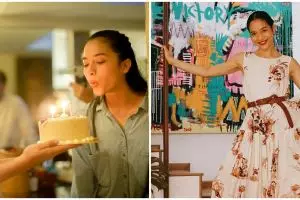 8 Momen kejutan ulang tahun Putri Marino ke-27 di lokasi syuting