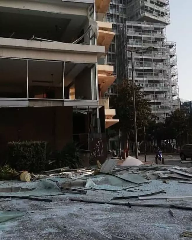 kondisi pasca ledakan © 2020 berbagai sumber