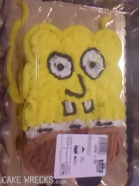 kue bertema SpongeBob cakewrecks.com kue bertema SpongeBob cakewrecks.com