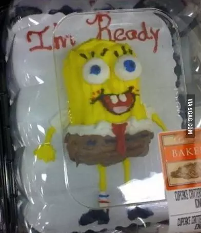 kue bertema SpongeBob 9gag.com kue bertema SpongeBob 9gag.com