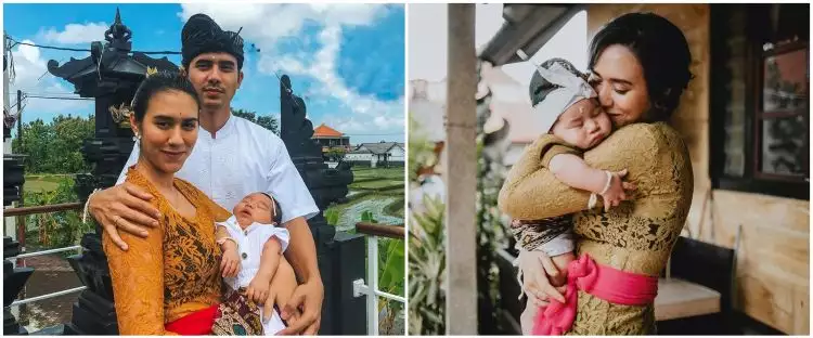 10 Momen upacara sakral Nelu Bulanin baby Kaimano anak Westny DJ