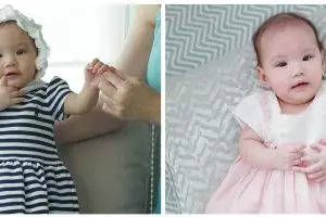 8 Potret Claire Herbowo anak Shandy Aulia pakai dress, bikin gemas