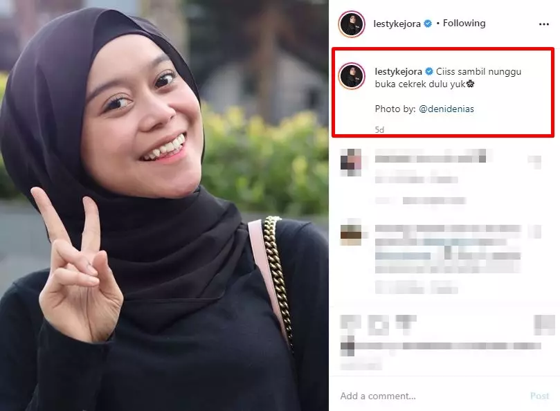 pesona Denias Ismail Instagram