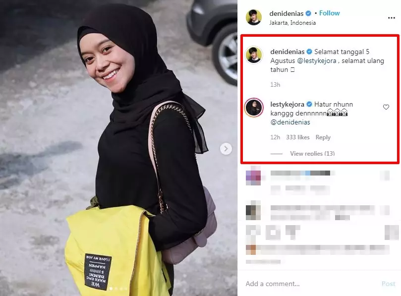 pesona Denias Ismail Instagram