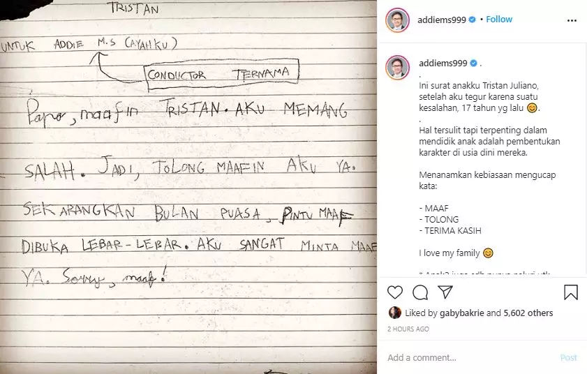 cara Addie MS didik anak bikin salut © 2020 brilio.net cara Addie MS didik anak bikin salut © 2020 brilio.net