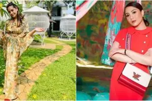 Biasa tampil mewah, ini 7 potret Nagita Slavina pakai piyama