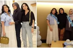 8 Momen kejutan baby shower Ussy Sulistiawaty, dadakan tapi seru