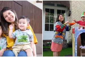 6 Momen ultah sederhana Kanaya anak Tya Ariestya, dirayakan di rumah