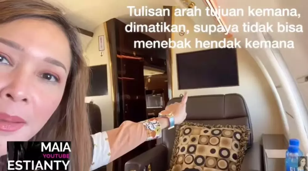 Maia Estianty liburan dengan sang suami pakai jet pribadi © 2020 YouTube/Maia Estianty