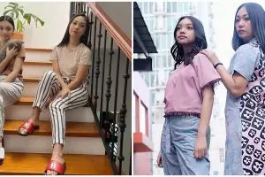 10 Potret hangat Nola B3 dan Naura, kompak bak sahabat