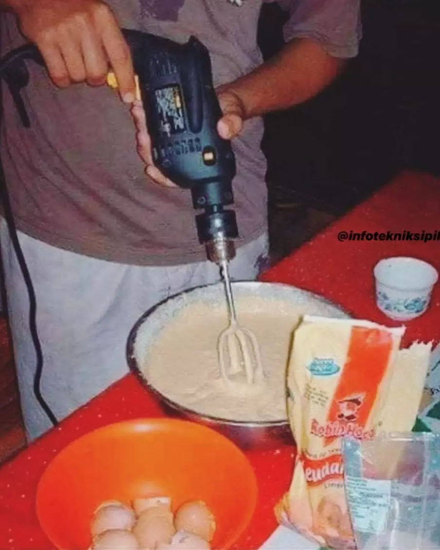 alat pertukangan dipakai masak Instagram