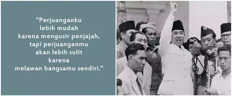 50 Kata-kata motivasi Bung Karno, cocok untuk hari kemerdekaan