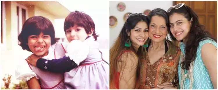 8 Transformasi Kajol dan Tanishaa Mukerji, masa kecilnya bak kembar