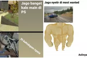 10 Meme beda main PS dengan kehidupan nyata, kocak