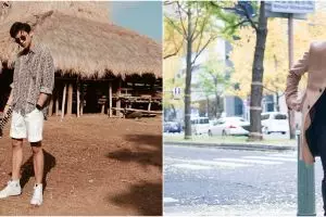 Dekat dengan Dinda Hauw, ini 8 beda fashion Rizky Billar & Rey Mbayang