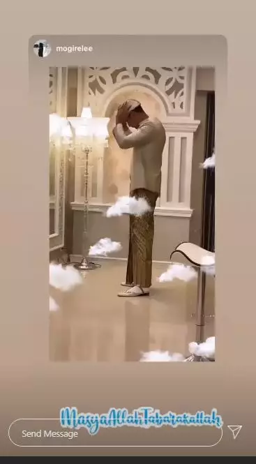 Ali Syakieb fitting baju instagram 