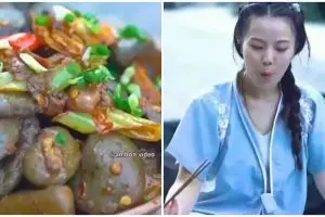 Wanita ini masak tumis batu lalu dimakan, endingnya tak terduga