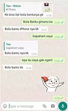 Chat pertanyaan customer olshop Instagram