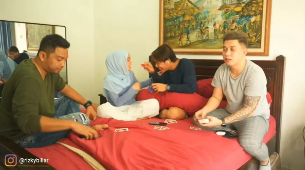 Rizky Billar uno sama Lesty Kejora instagram 