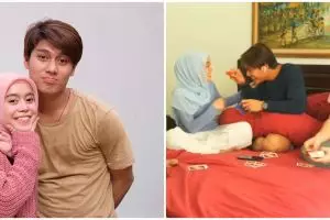 8 Momen manis Rizky Billar main uno dengan Lesty Kejora, bikin baper
