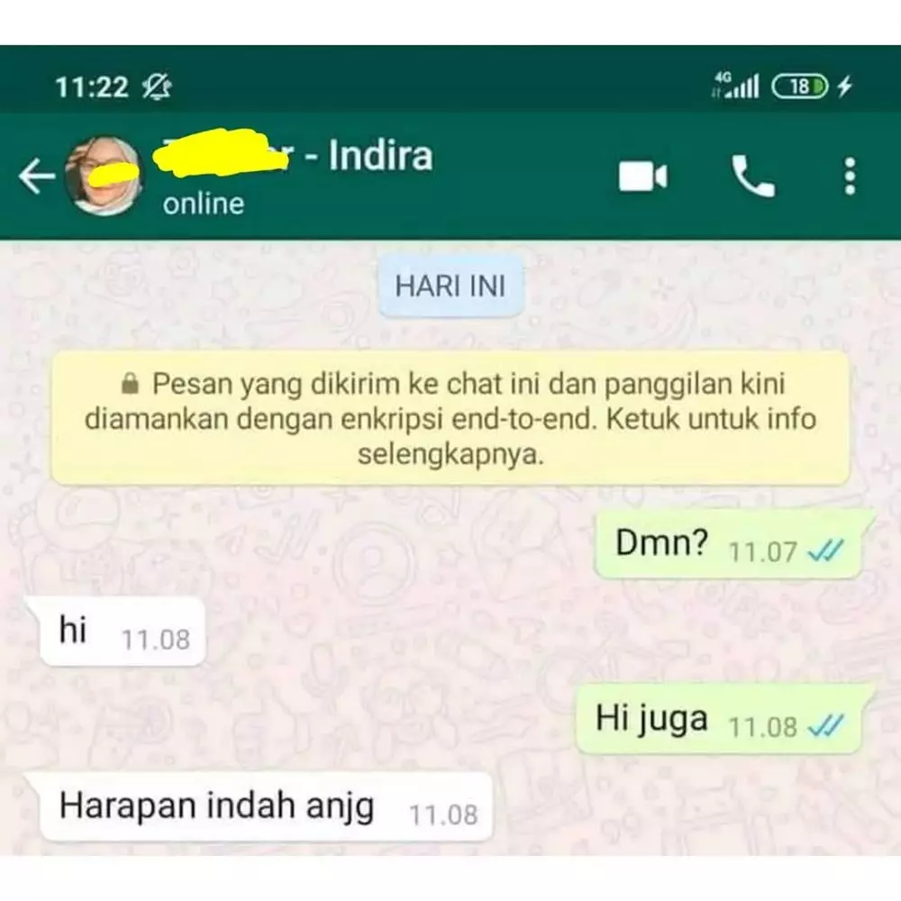 chat lucu salah duga © 2020 instagram.com