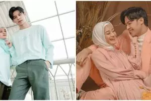 8 Momen Dinda Hauw & Rey Mbayang pakai baju couple, so sweet