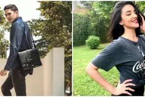 10 Potret kompak Tsania Marwa & Marcel di luar syuting Istri Kedua