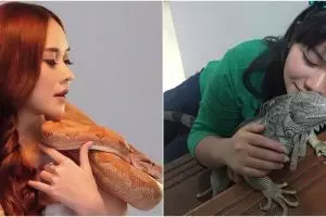 11 Seleb pelihara hewan unik, ada yang sering diajak curhat