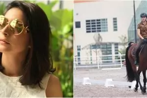 8 Aksi memukau Nabila Syakieb saat berkuda, jago banget