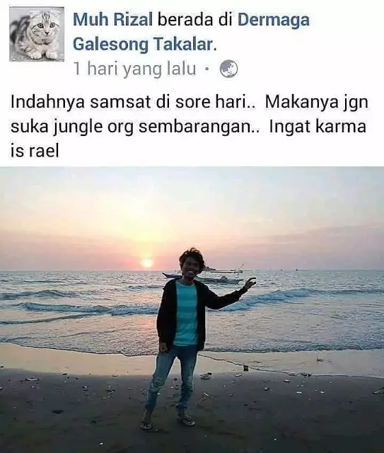 status lucu saat liburan berbagai sumber